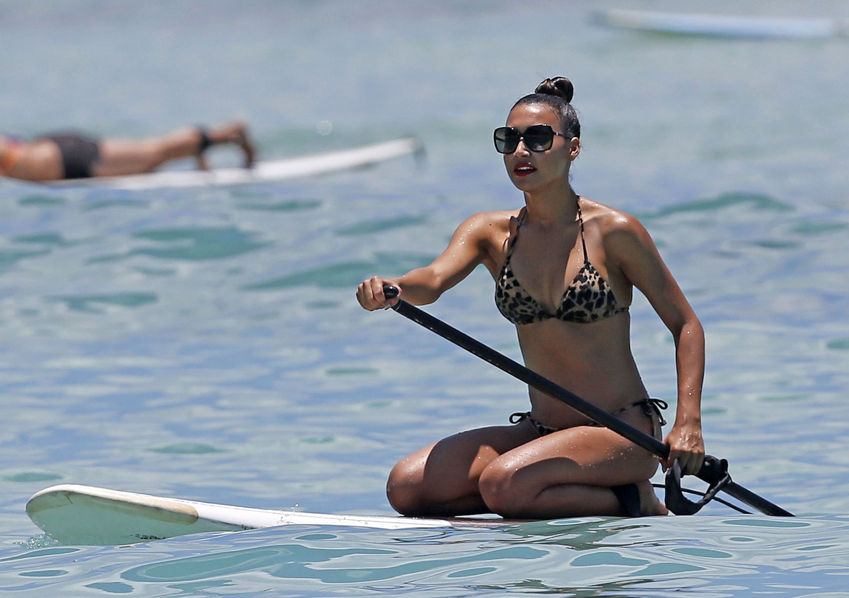 Naya Rivera - Bikini Candids in Hawaii. 