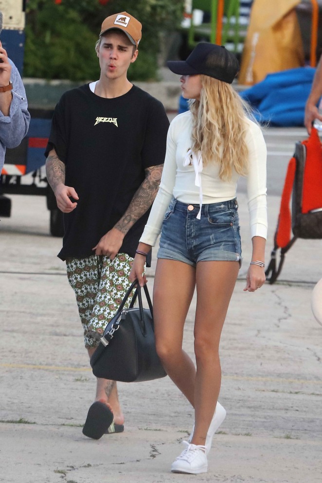 Hailey in Jeans Shorts 7