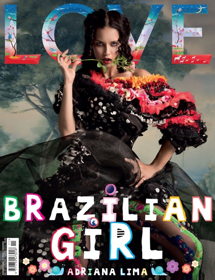 Adriana Lima, Kendall Jenner & Amy Adams - LOVE Cover Magazzine F/W 2014
