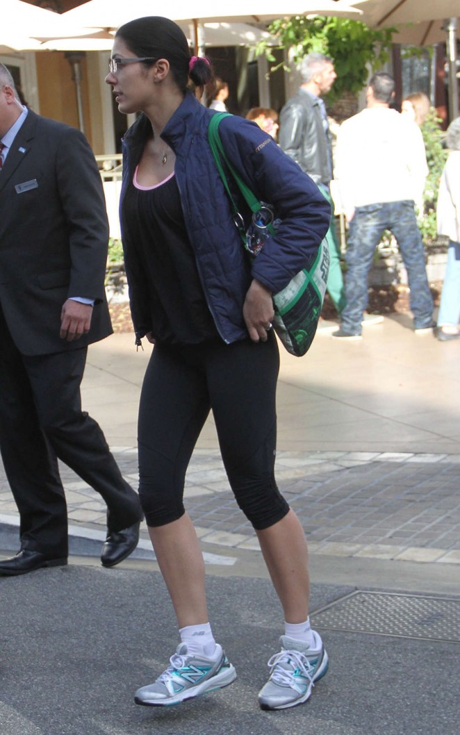 Adrianne Curry in Tight Leggings Out in Los Angeles