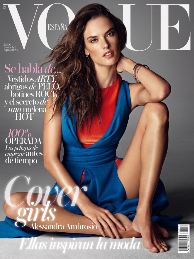 Alessandra Ambrosio - Vogue Spain Magazine Cover (November 2014)