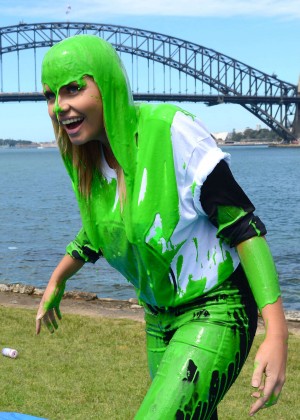 Alli Simpson - Promoting Nickelodeon's Slimefest in Sydney