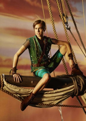 Allison Williams - Dressed as Peter Pan for Upcoming Live Musical