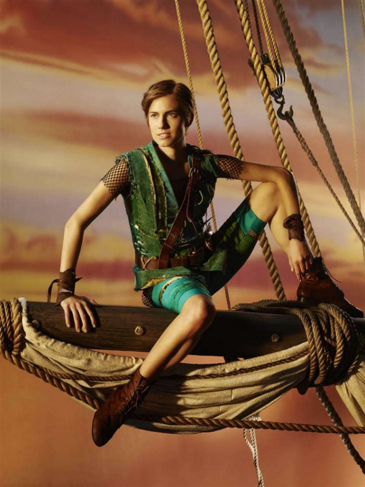 Allison Williams - Dressed as Peter Pan for Upcoming Live Musical