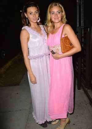 Aly and AJ Michalka - Halloween Party at Hyde Nightclub in West Hollywood