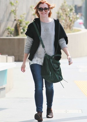 Alyson Hannigan in Jeans out in LA