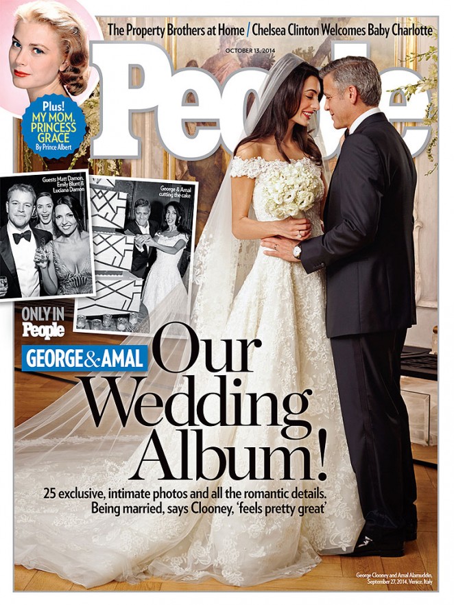 Amal Alamuddin & George Clooney - Wedding Photo