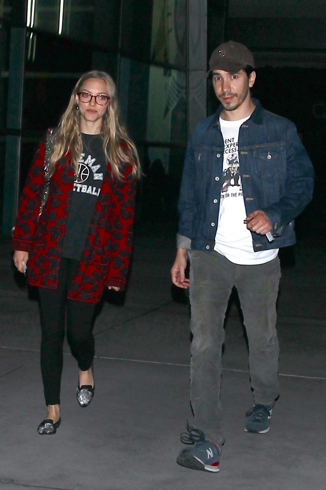 Amanda Seyfried with boyfriend Justin Long out in Hollywood
