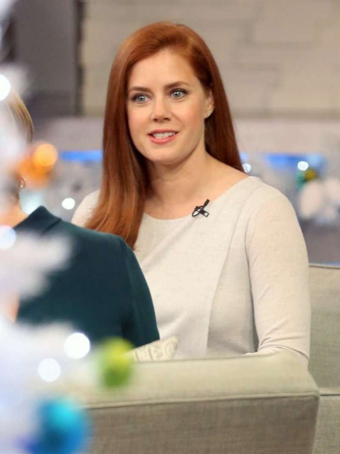 Amy Adams on 'Good Morning America' in NYC