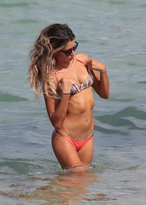 Anastasia Ashley Wearing Bikini in Miami