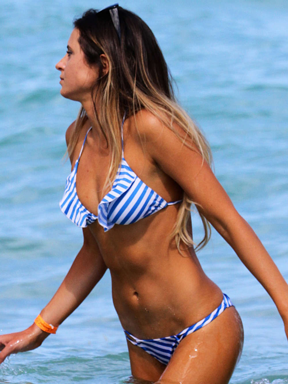 Anastasia Ashley - Wearing Bikini on Miami Beach. 