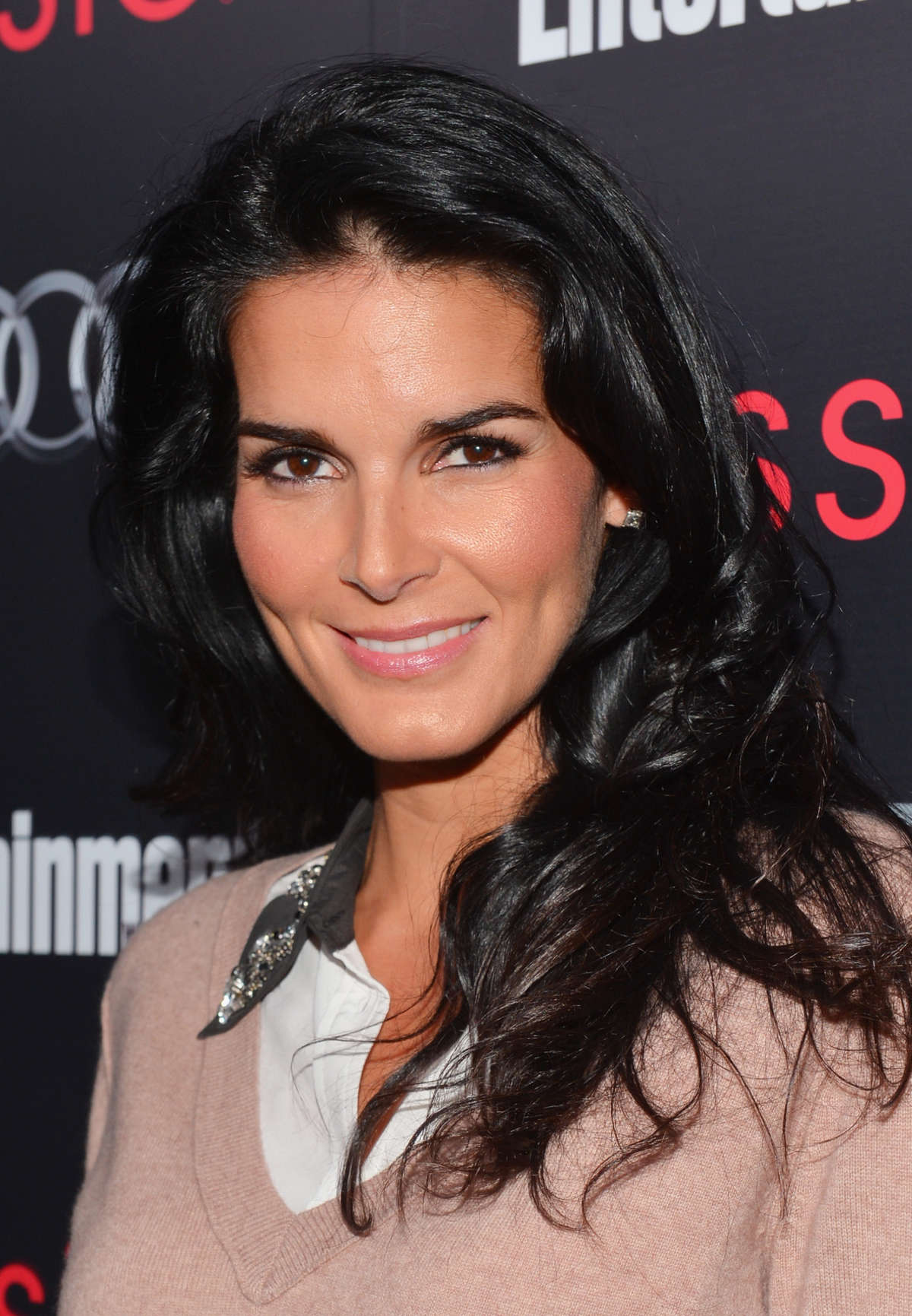 Angie Harmon 2013 : Angie Harmon In Leather Pants at EW Pre-SAG Party 2013 ...