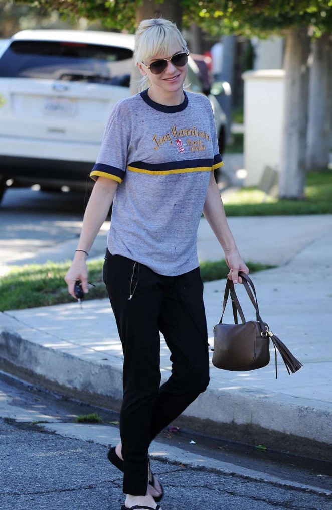 Anna Faris out in Los Angeles