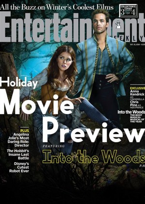 Meryl Streep, Anna Kendrick & Emily Blunt in “Into the Woods” for Entertainment Weekly Covers 2014