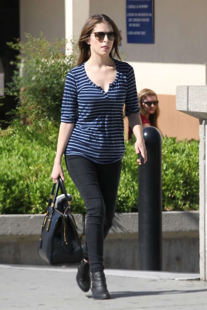 Anna Kendrick in Tight Pants Out in Los Angeles