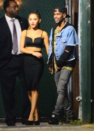 Ariana Grande - Leaving the "Saturday Night Live" afterparty with Big Sean