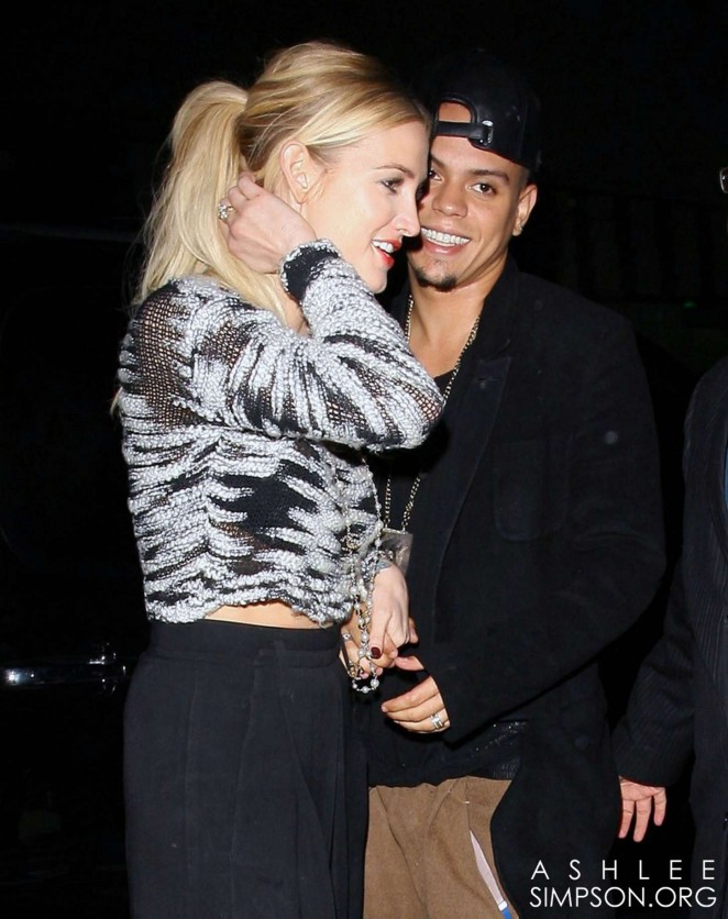 Ashlee Simpson - Arriving at Mr Chow's in Beverly Hills