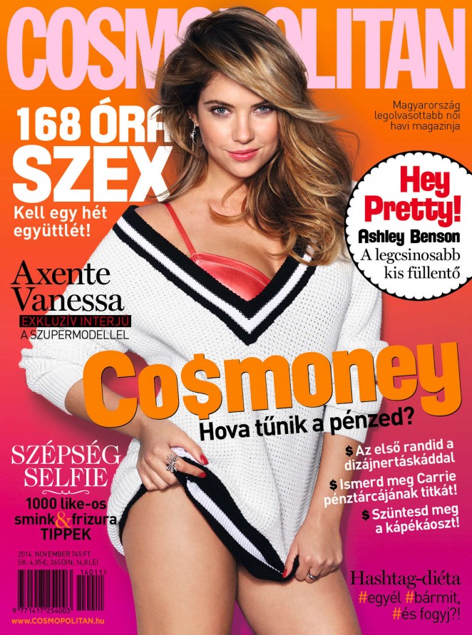 Ashley Benson - Cosmopolitan Hungary Magazine Cover (November 2014)