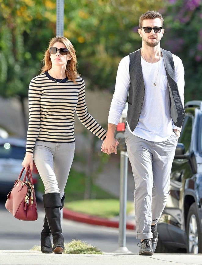 Ashley Greene with her boyfriend Paul Khoury out in Studio City