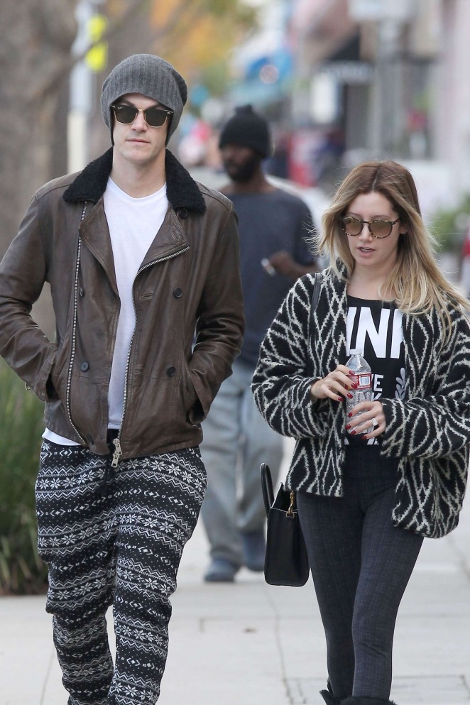 Ashley Tisdale & Christopher French Out in Studio City