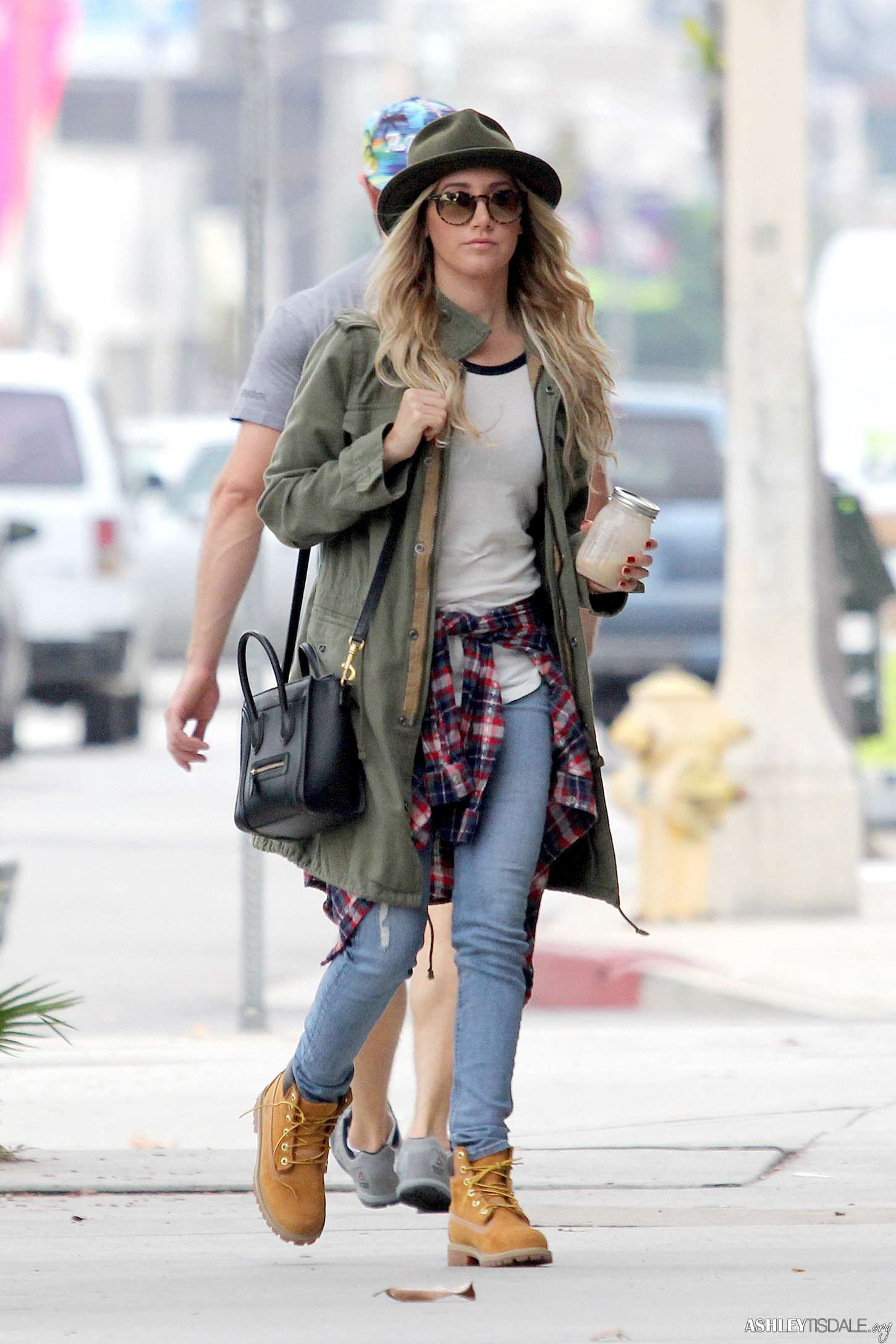 Ashley Tisdale in jeans shopping in West Hollywood