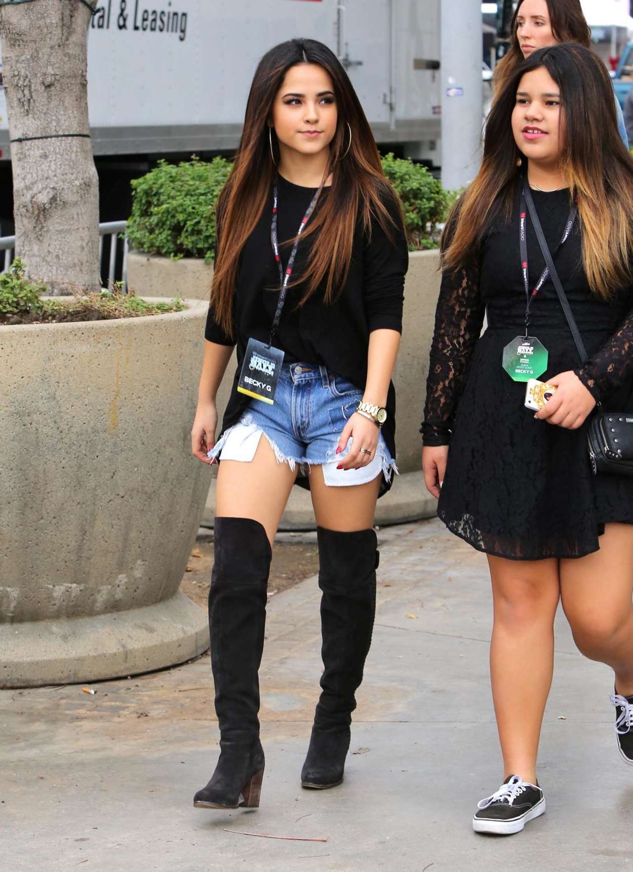 Becky G 2014 : Becky G in Jeans Shorts -03. 