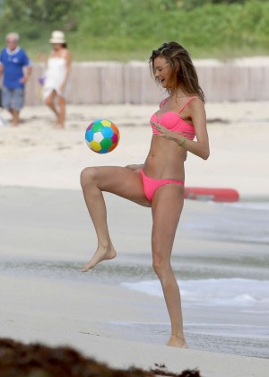 Behati Prinsloo - Victoria's Secret Bikini Photoshoot in Caribbean