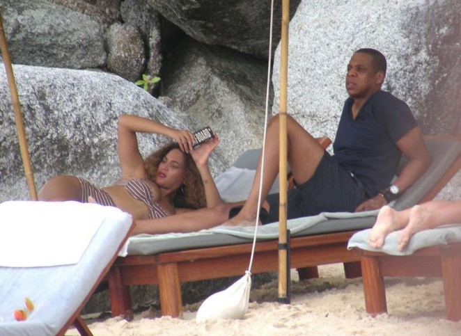 Beyonce in Bikini on the Beach in Thailand