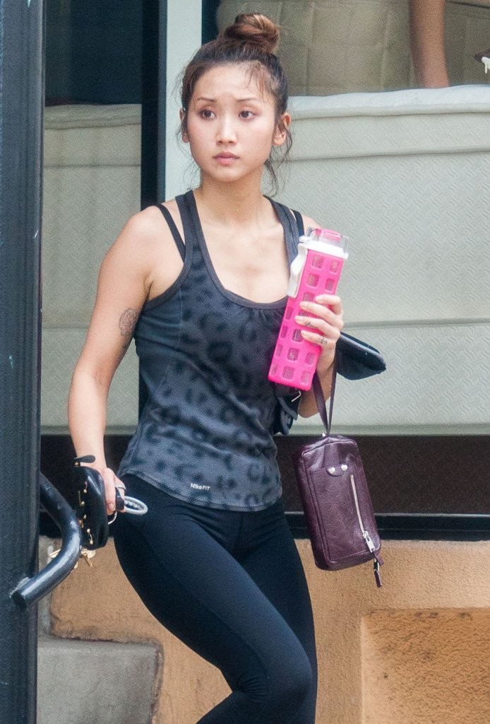 Brenda Song Leaving a Gym in Studio City