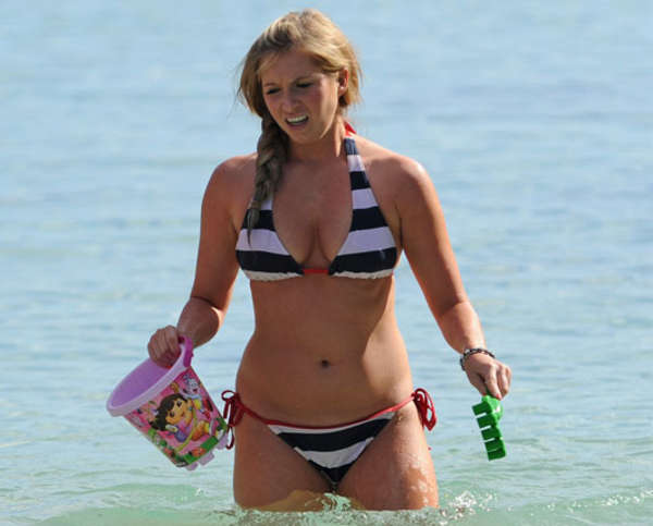 Brooke Kinsella - Bikini Candids in Majorca.