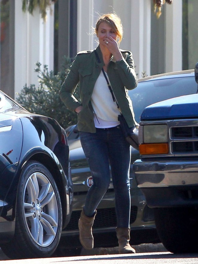 Cameron Diaz in Jeans out in West Hollywood