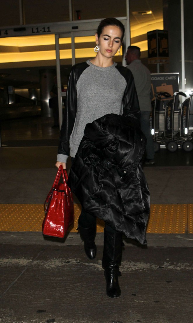 Camilla Belle at LAX Airport in Los Angeles