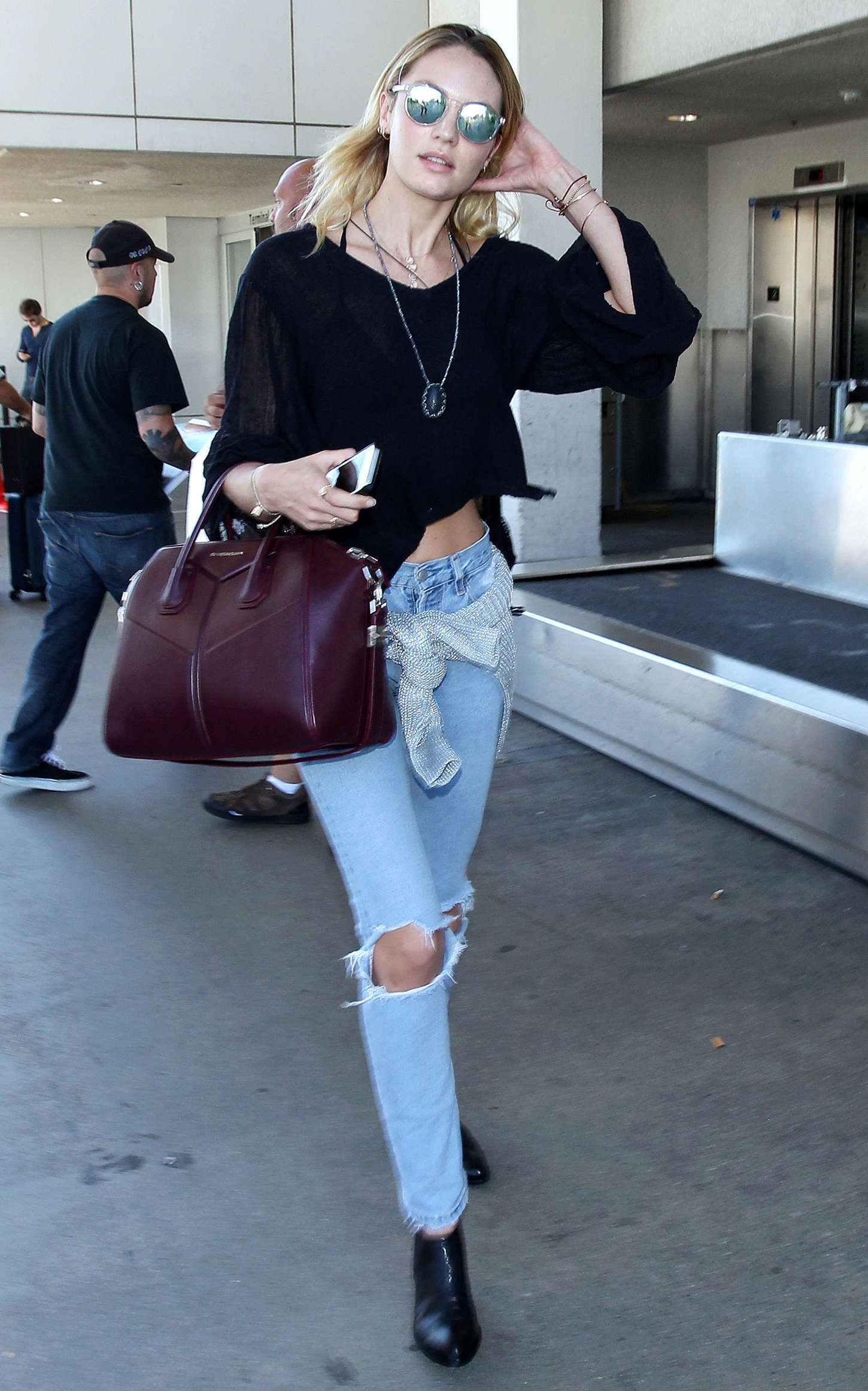 Candice Swanepoel in Ripped Jeans -26 | GotCeleb