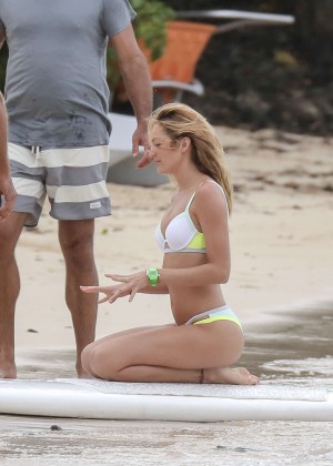 Candice Swanepoel - Victoria’s Secret Bikini Photoshoot in Caribbean