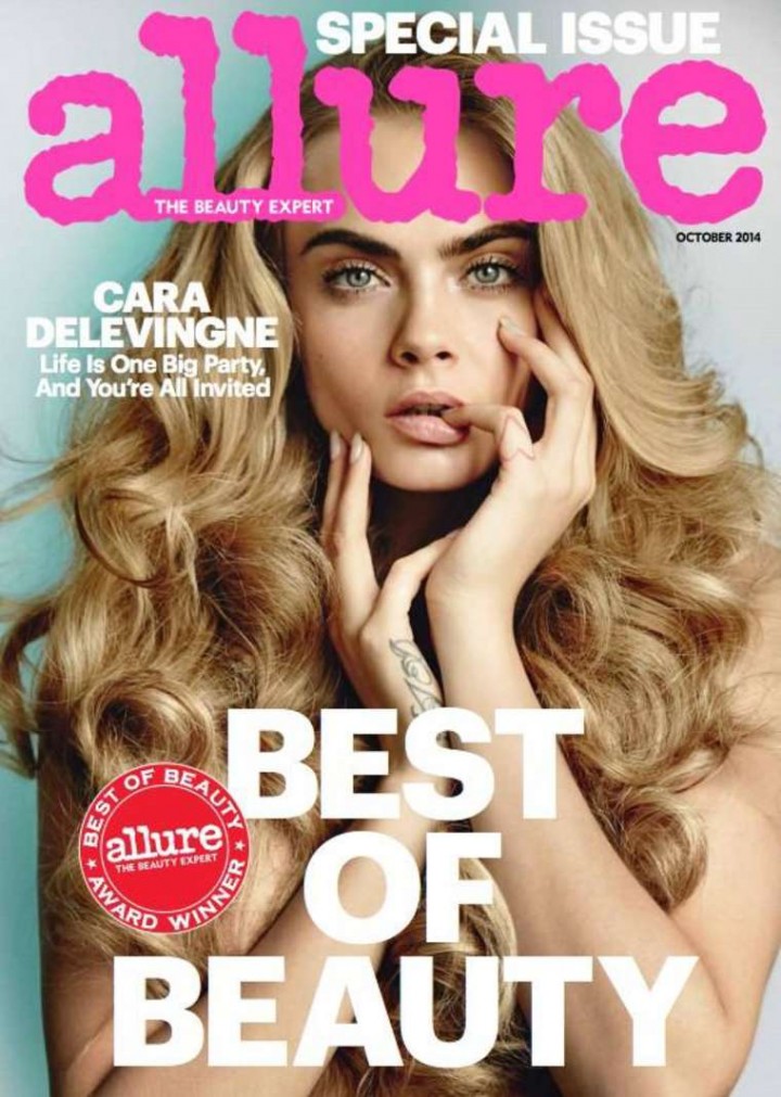 Cara Delevingne - Allure Magazine Cover (October 2014)