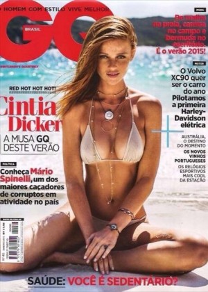 Cintia Dicker - GQ Brazil Cover Magazine (January 2015)