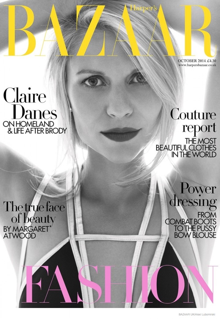 Claire Danes - Harper's Bazaar UK Magazine (October 2014)