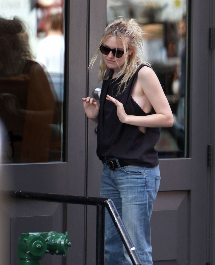 Dakota Fanning out and about in NYC