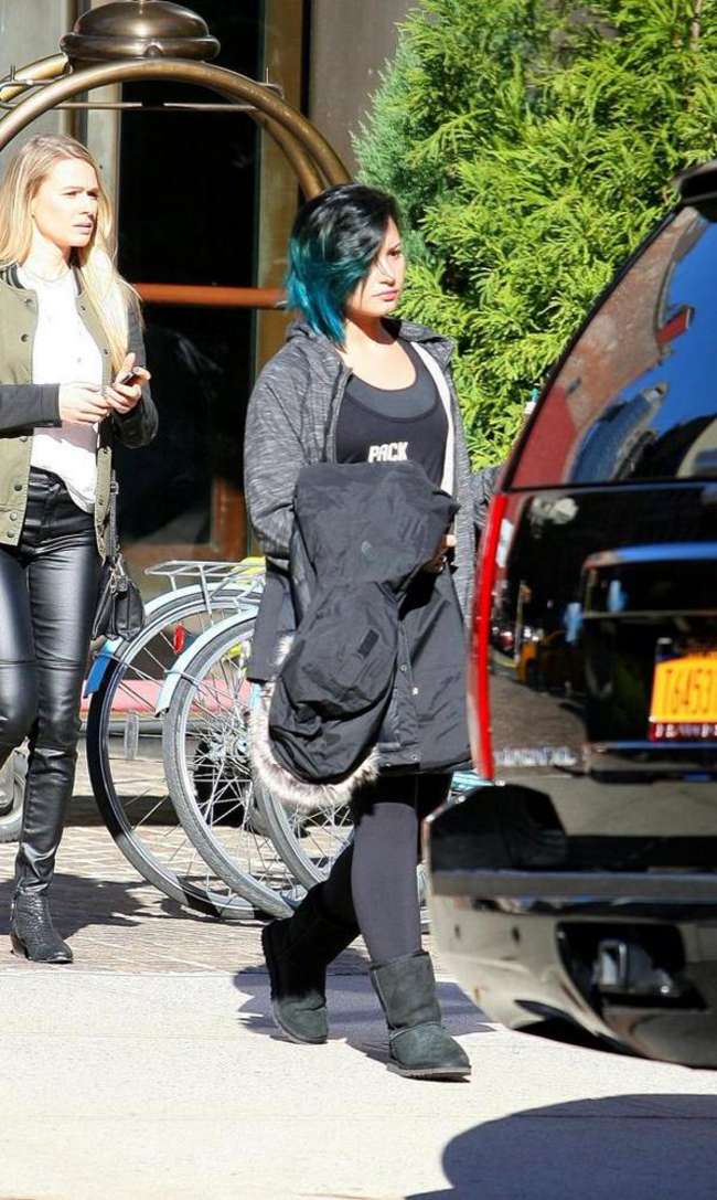 Demi Lovato - Leaving her hotel in New York City
