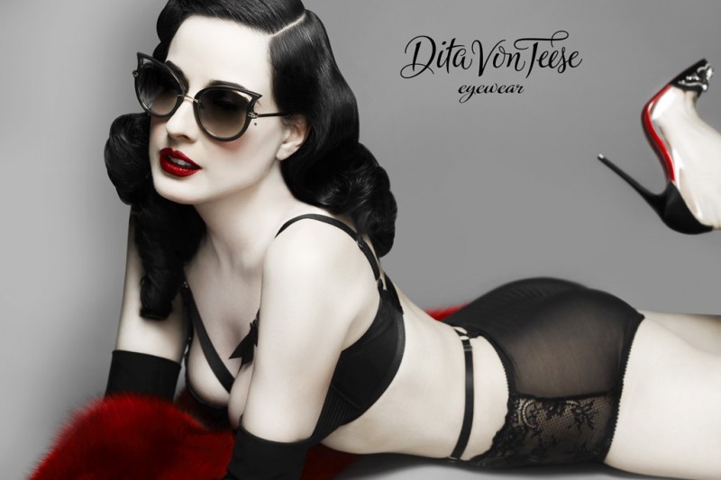 Dita Von Teese 2014 : Dita Von Teese: Eyewear Line -02