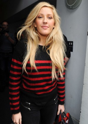 Ellie Goulding at 'Band Aid 30' Recording in London