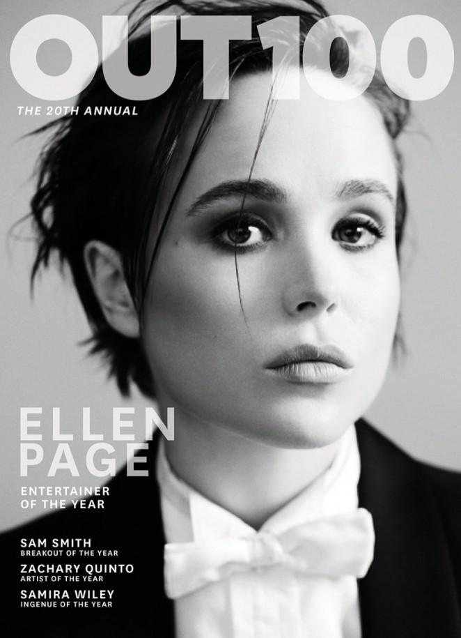 Elllen Page - Out Magazine Cover 2014