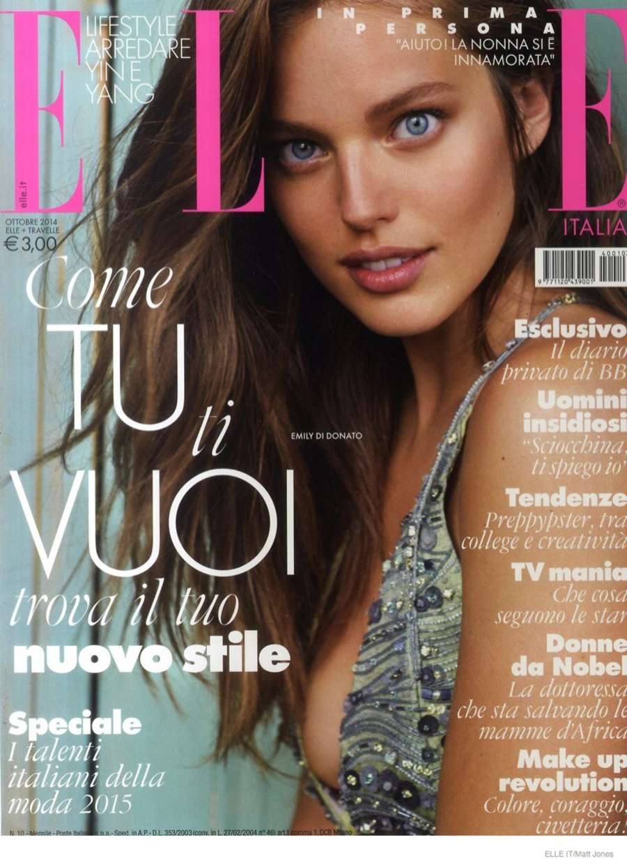 Emily DiDonato – Elle Italia (October 2014) | GotCeleb