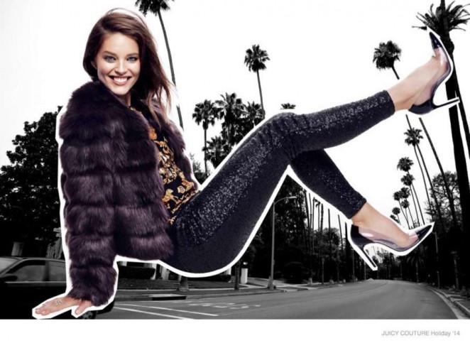Emily DiDonato - Juicy Couture Holiday 2014 Lookbook