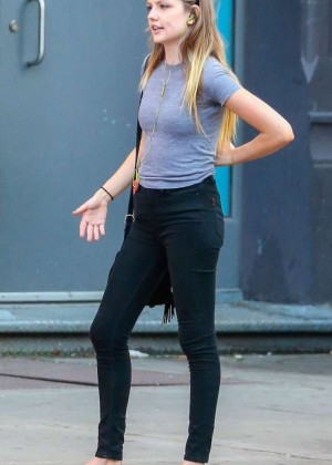 Emily Meade in Tight Jeans out in NYC