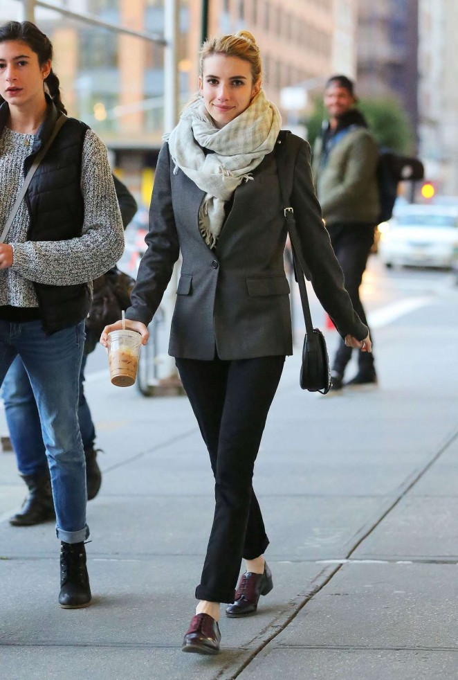 Emma Roberts in Jeans Out & About in New York City