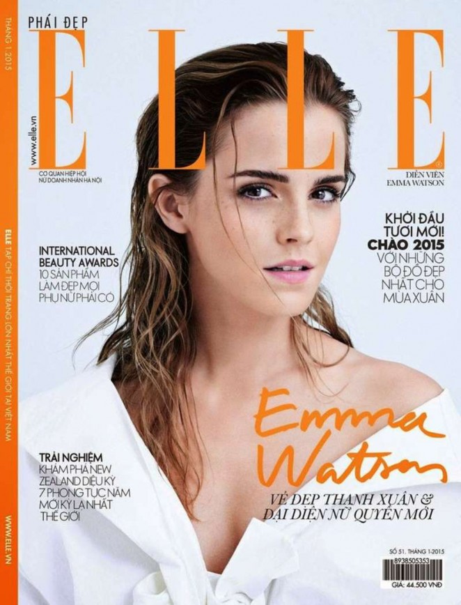 Emma Watson - Elle Vietnam Magazine Cover (January 2015)