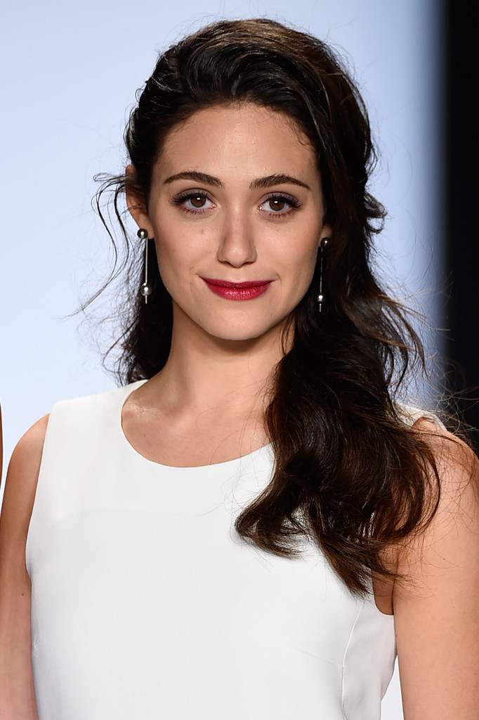 Emmy Rossum - Project Runway Fashion Show 2014 in NYC.