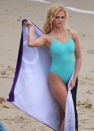 Erin Heatherton in Swimsuit Photoshoot for Roxy in Malibu