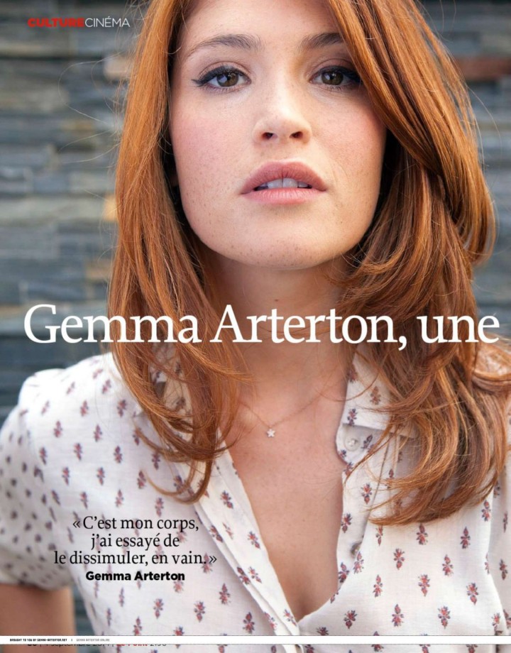 Gemma Arterton - Le Point France Magazine (September 2014)